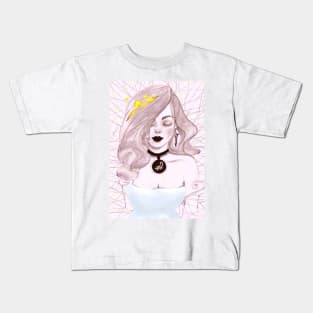 scorpio zodiac sign illustration for scorpio women Kids T-Shirt